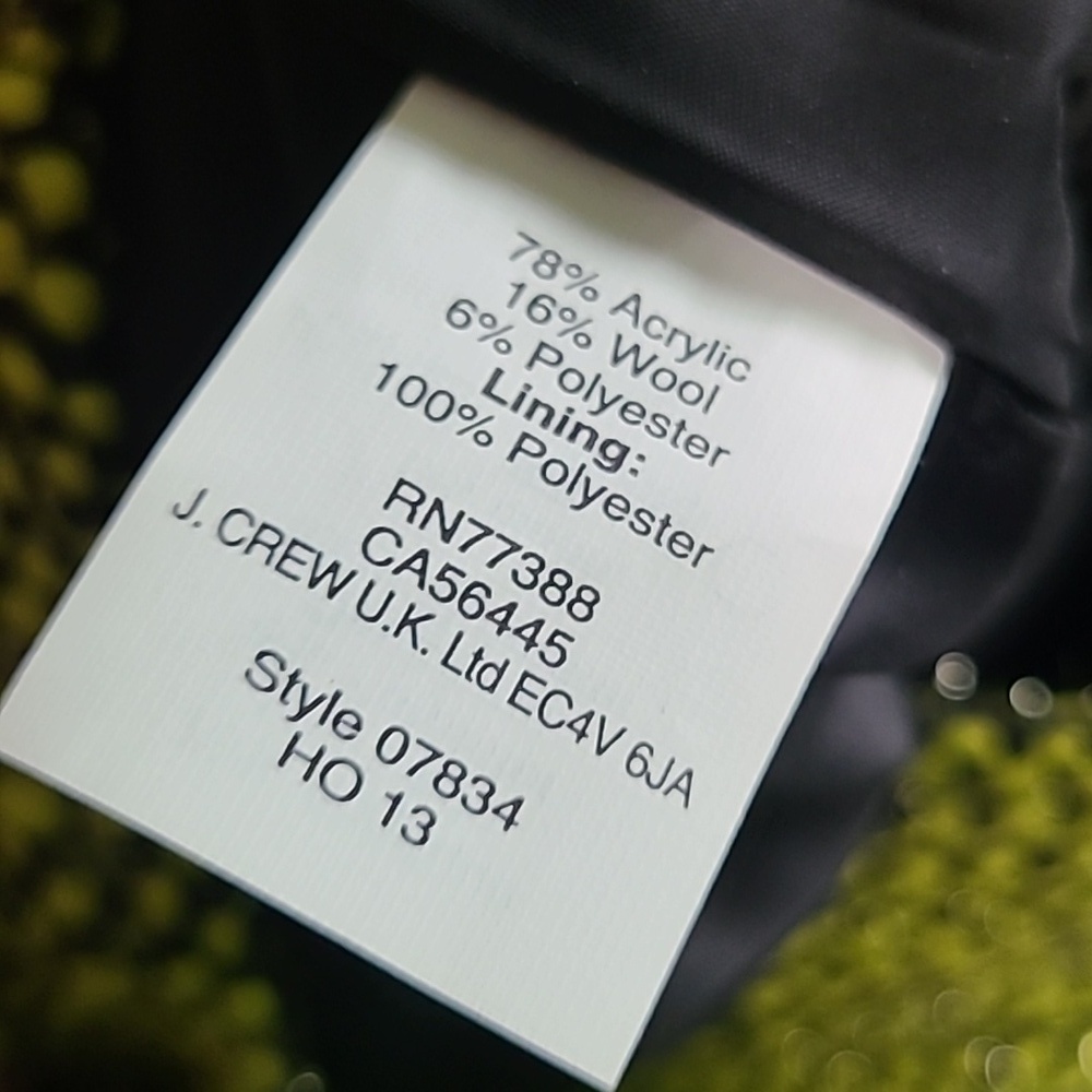 J. Crew Tweed Knit Neon Skirt - Picture 4 of 7
